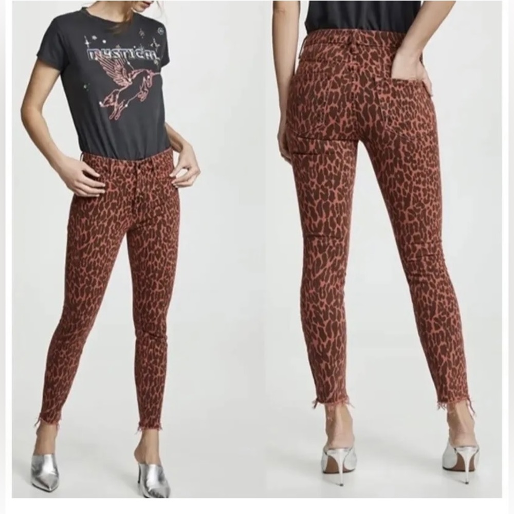 Mother The Looker High Waist Ankle Fray 28